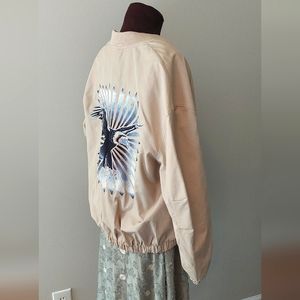 Embroidered Bomber Jacket